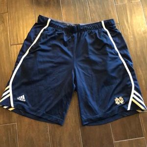 Notre Dame Adidas Shorts